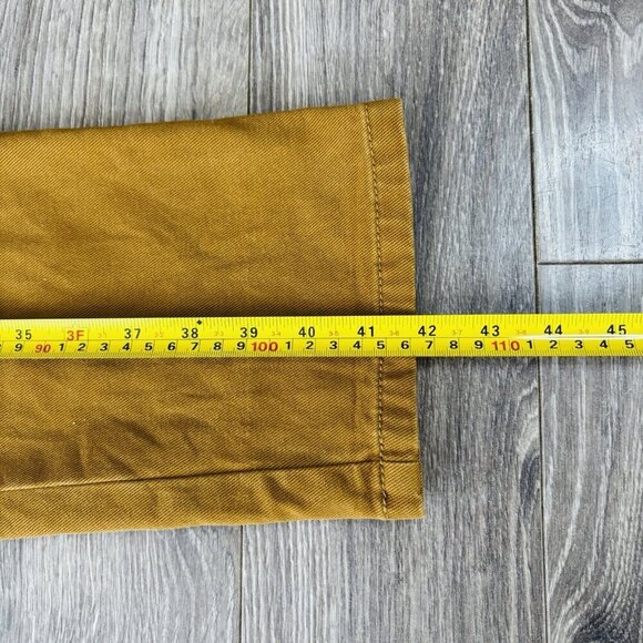 MMX Germany Chino Pants Mens 33/34 Stretch LYNX Brown Tan Comfort Quality - Picture 8 of 16